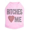 Bitches Love Me - Dog Shirt, XL Pink view 1