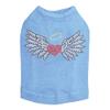 Heart with Wings & Halo- Dog Shirt, S Blue view 1