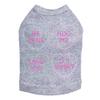 Candy Conversation Hearts - Dog Shirt, 2XL Heather Gray view 1