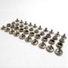 100 Piece 100% Stainless Steel Boat Marine Canvas Upholstery Snaps Cap - Socket - Stud - Eyelet All Four Parts view 2