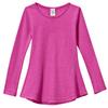 City Threads Big Girls' Thermal Long Sleeve Tunic Shirt Tee Dress for School Party Play, Hot Pink, 14 view 1