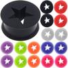 1/2 Inch gauges ear plugs silicone flesh tunnels double flare expander stretcher taper MoDTanOiz 12mm view 1