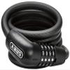 ABUS Tresor 6512C/180 Cable Lock - Compact Bike Lock with Combination Code for Inexpensive Two-Wheelers or as a Secondary Lock - 12 mm Security Level 4 - Black view 2