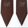 Spring Notion Boys' Pre-tied Satin Zipper Necktie - Adjustable Ties for Kids, X-Small with gift box, Brown view 4