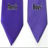 Spring Notion Boys' Pre-tied Satin Zipper Necktie - Adjustable Ties for Kids, X-Small with gift box, Purple view 4