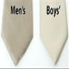 Spring Notion Boys' Pre-tied Satin Zipper Necktie - Adjustable Ties for Kids, X-Small with gift box, Champagne view 4