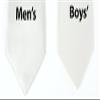 Spring Notion Boys' Pre-tied Satin Zipper Necktie - Adjustable Ties for Kids, Large with gift box, White view 4