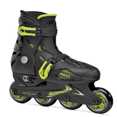 Roces Children's Inline-Skates Orlando Iii, Black-Lime, 30-35