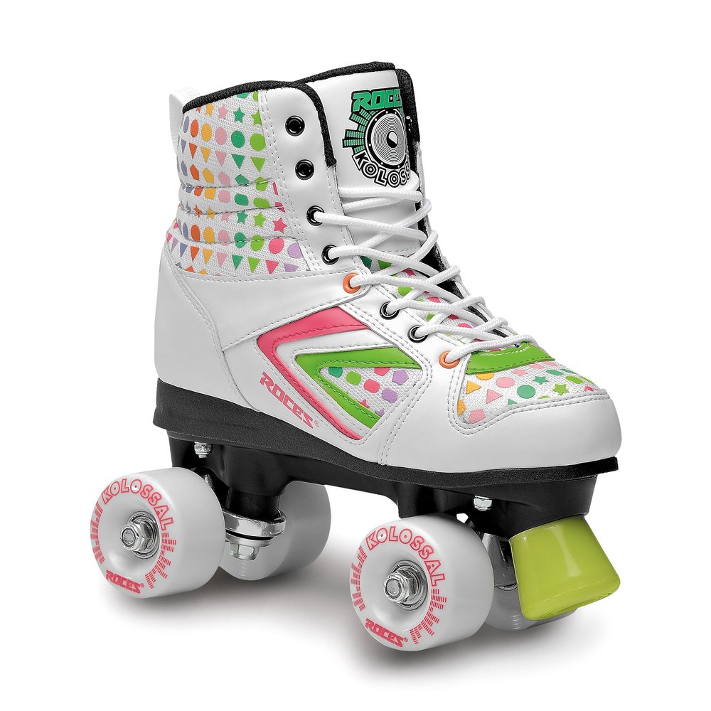 Roces Kolossal Roller Skates, Women's, Kolossal, White/Green
