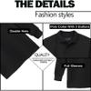 Galaxy by Harvic Boys Long Sleeve Polo Shirts Black view 3