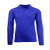 Galaxy by Harvic Boys Long Sleeve Polo Shirts Royal view 1