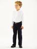 Galaxy by Harvic Boys Long Sleeve Polo Shirts White view 2
