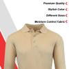 Galaxy by Harvic Boys Long Sleeve Polo Shirts Khaki view 4