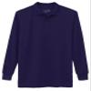Galaxy by Harvic Boys Long Sleeve Polo Shirts Grape view 1