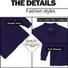 Galaxy by Harvic Boys Long Sleeve Polo Shirts Grape view 3