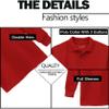 Galaxy by Harvic Boys Long Sleeve Polo Shirts Red view 3