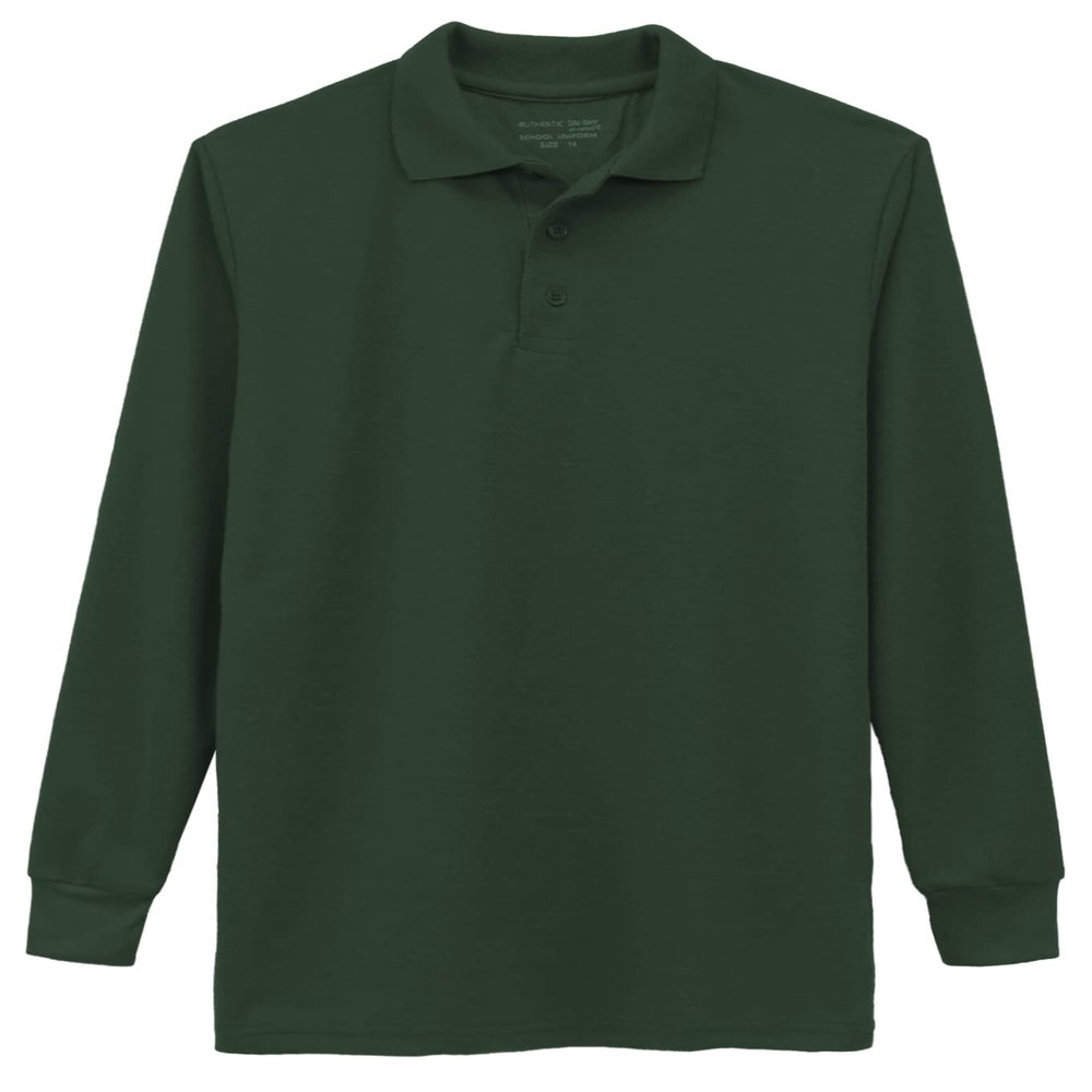 Galaxy by Harvic Boys Long Sleeve Polo Shirts