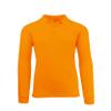 Galaxy by Harvic Boys Long Sleeve Polo Shirts Orange view 1