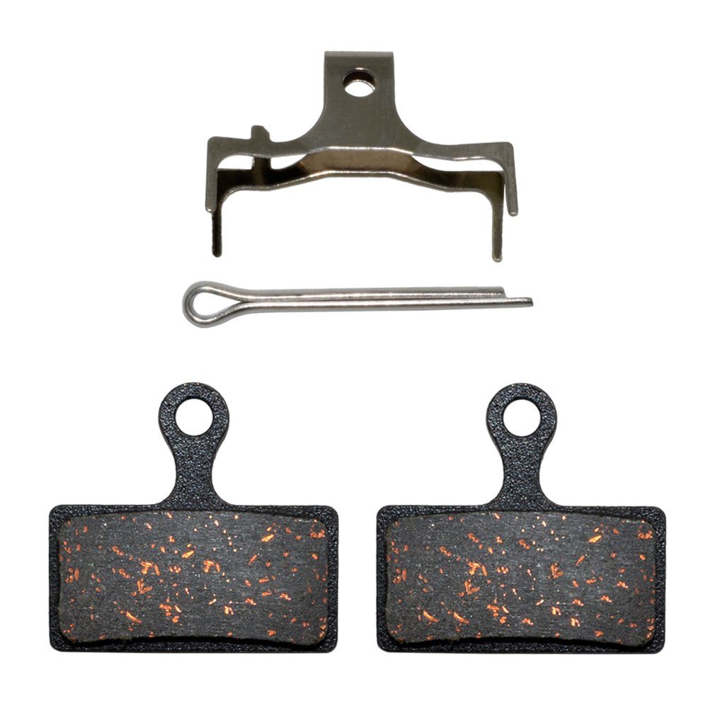AHL Bicycle Semi-Metallic Disc Brake Pads for Shimano XTR M985 2011 M988 Deore XT M785 SLX M666 M675 Deore M615 Alfine S700 MTB Bike (1 Pair)