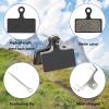 AHL Bicycle Semi-Metallic Disc Brake Pads for Shimano XTR M985 2011 M988 Deore XT M785 SLX M666 M675 Deore M615 Alfine S700 MTB Bike (1 Pair) view 3