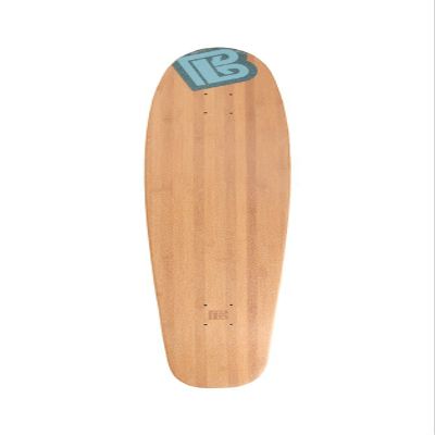 Bamboo Skateboards Longboard Deck - Blank Long Board Deck for Adults and Teens, Plain and Graphic Bamboo Decks (Mini Directional Drop Through)