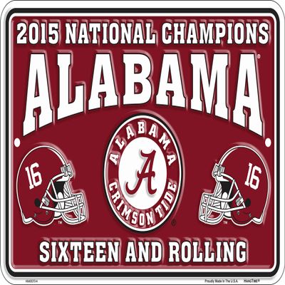 Alabama National Champs Commemorative Sign
