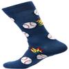 FineFit Man Cave Trouser Socks - One Size, Baseball Blue view 1