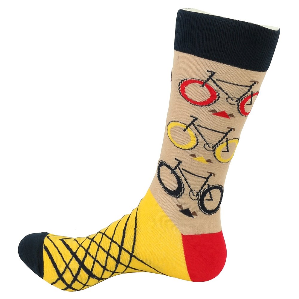 FineFit Man Cave Trouser Socks - One Size, Bicycles