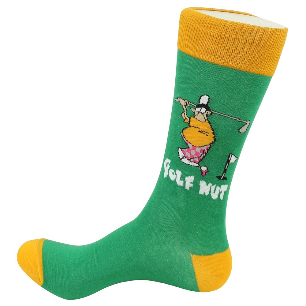 FineFit Man Cave Trouser Socks - One Size, Golf Nut