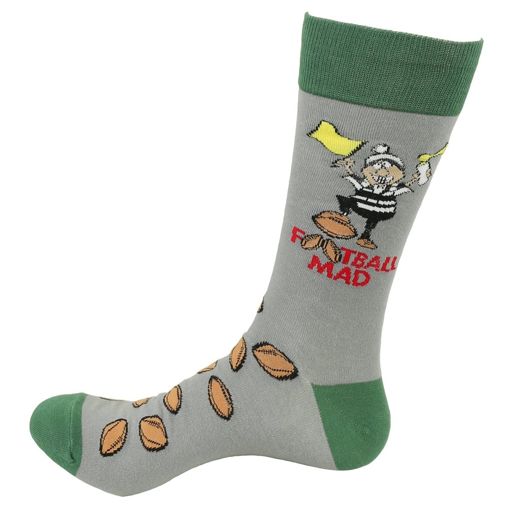 FineFit Man Cave Trouser Socks - One Size, Game Day