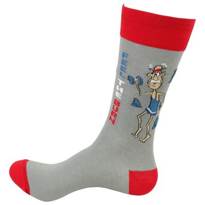 FineFit Man Cave Trouser Socks - One Size, Feel the Burn