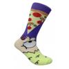 FineFit Man Cave Trouser Socks - One Size, Eat Pizza_B view 1