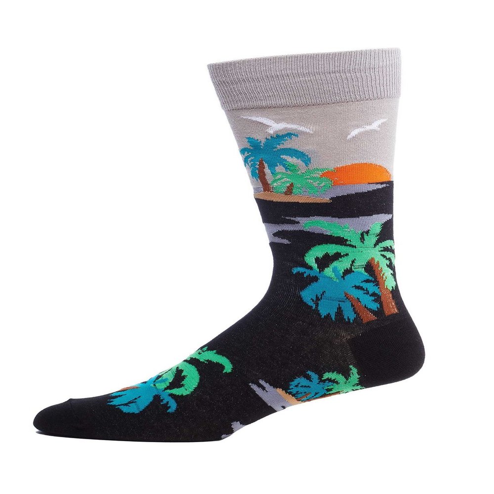 FineFit Man Cave Trouser Socks - One Size, Sunset