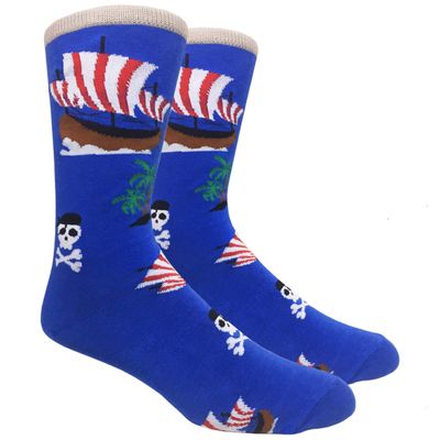 FineFit Man Cave Trouser Socks - One Size, Ahoy Matey
