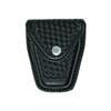 Hero's Pride AirTek Single Handcuff Case, Law Enforcement On-Duty Belt Carry, Basket Weave Finish, Nickel Snap view 1