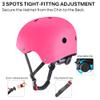 JBM Skateboard Helmet - Lightweight, Adjustable & Ventilated Helmet for Scooter, Roller Skate, Inline Skate view 4