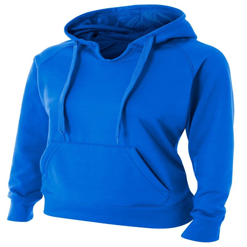 A4 Womens Tech Fleece Hoodie, Large, Royal