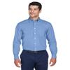 Devon & Jones Men's Crown Woven Collection Solid Oxford M LIGHT BLUE view 2