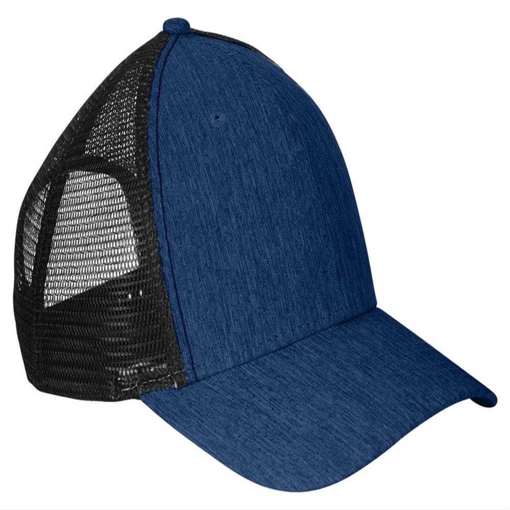 Big Accessories Sport Trucker Cap OS BLACK/ BLACK