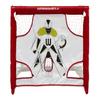 Winnwell Knee Hockey Goal Set - Indoor & Outdoor Hockey Training Equipment with Net Shooting Target, Sticks, Ball & Carry Case view 1