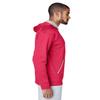 Team 365 Adult Excel Mlange Performance Fleece Hoodie S SP RD HT/ SP GRP view 2
