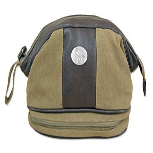 NCAA Memphis Tigers Men's Canvas Concho Toiletry Bag, Khaki, One Size by ZEP-PRO