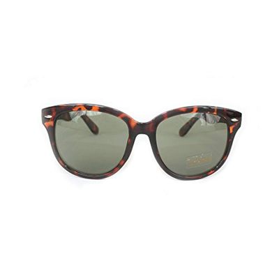 Utopiat Audrey Style Sunglasses for Women - Tortoiseshell,Retro Cat-Eye frame, UV-400 Protection and Polarized Lense