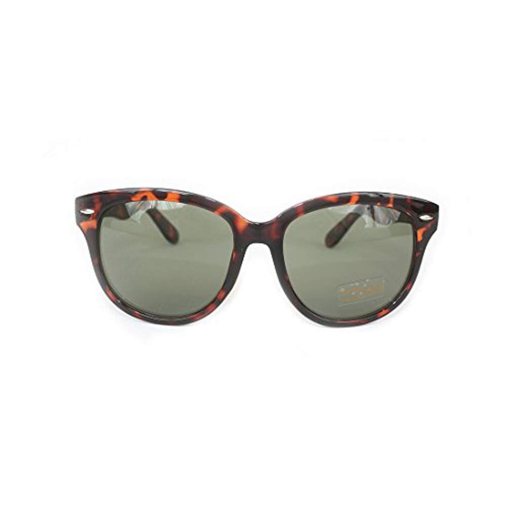 Utopiat Audrey Style Sunglasses for Women - Tortoiseshell,Retro Cat-Eye frame, UV-400 Protection and Polarized Lense