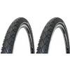 Kenda KAHN Bicycle Tyre Set, Black, 700 x 35C view 1