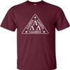 Go All Out Small Maroon Adult Lambda Lambda Lambda Tri Lambda Funny T-Shirt view 1