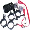 Home Court Outdoor Volleyball Post Collar Set - NHS (Steel Cam-Buckle) view 1
