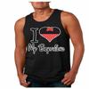 ALLNTRENDS Couple Tank Tops I Love My Boyfriend Girlfriend Valentine's Day Love T Shirt (Women's L Men's L, Black) view 1