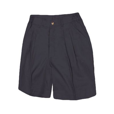 Monterey Club Juniors Bottom Shorts Cotton/Polyester Poplin Solid Color #J862 (Navy, Size:28)
