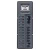 BEP AC Circuit Breaker Panel w/Digital Meters, 8SP 2DP AC230V ACSM Stainless Steel Vertical view 1